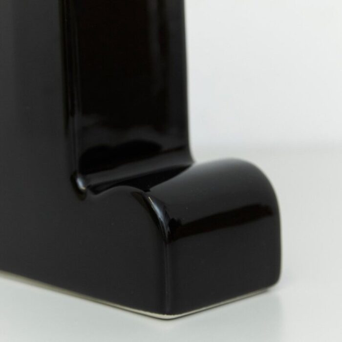 black limited edition prototype 2 8 shiva vase by ettore sottsass 5