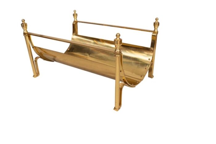 brass wood holder 1065