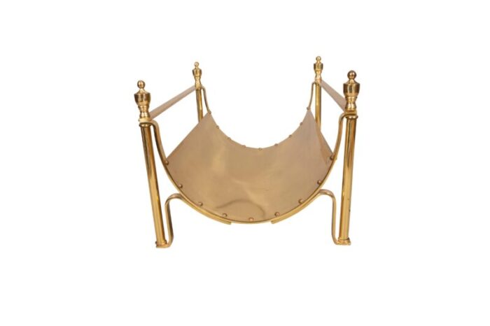 brass wood holder 2895