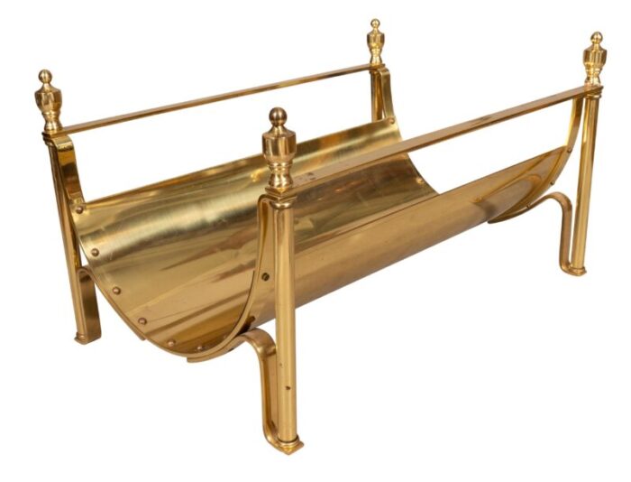 brass wood holder 7881