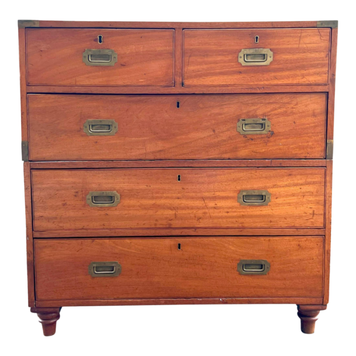 british military mahogany campaign chest 5965