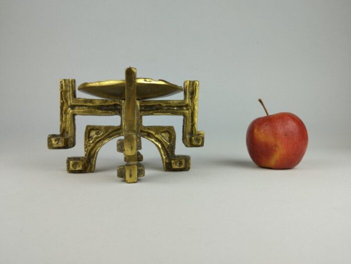 brutalist candleholder in the style of giuseppe gallo 1970s 7