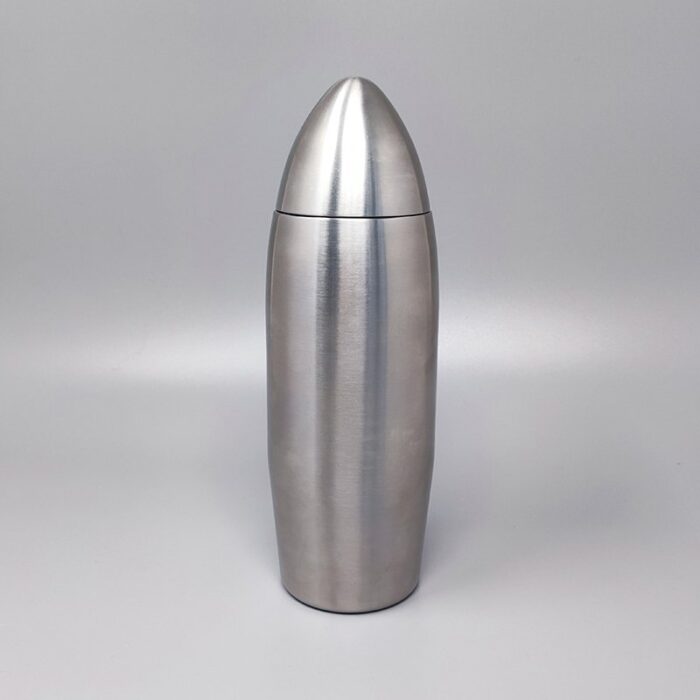 bullet cocktail shaker in stainless steel italy 1960s 1