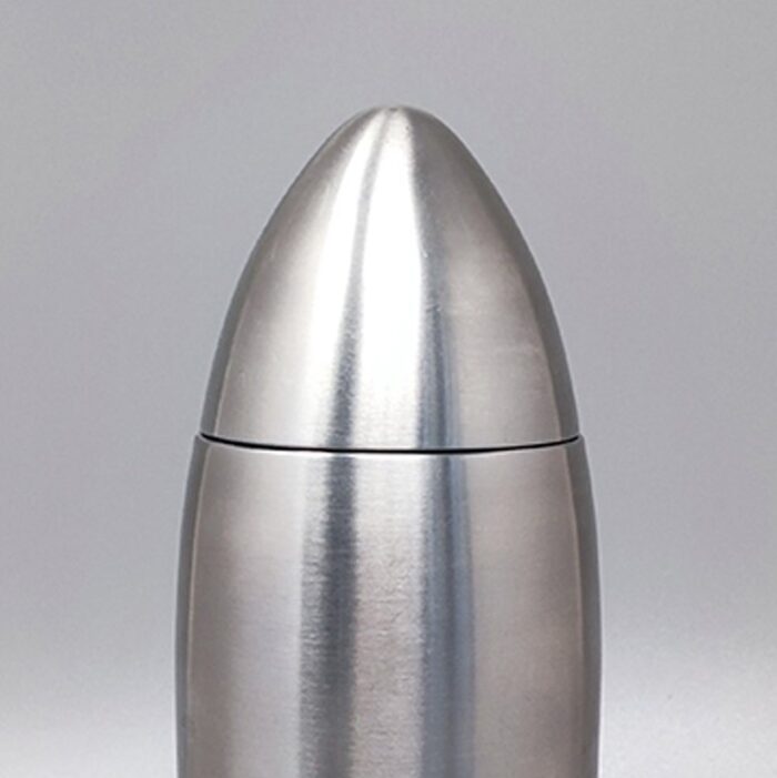 bullet cocktail shaker in stainless steel italy 1960s 5