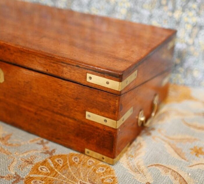 campaign writing slope luggage box desk 1870s 2