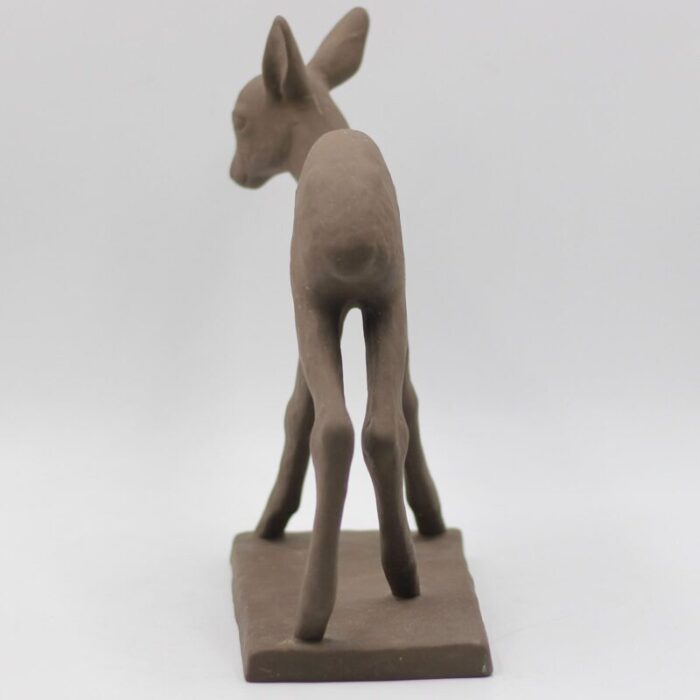 ceramic deer by else bach for karlsruhe majolika 1960s 6