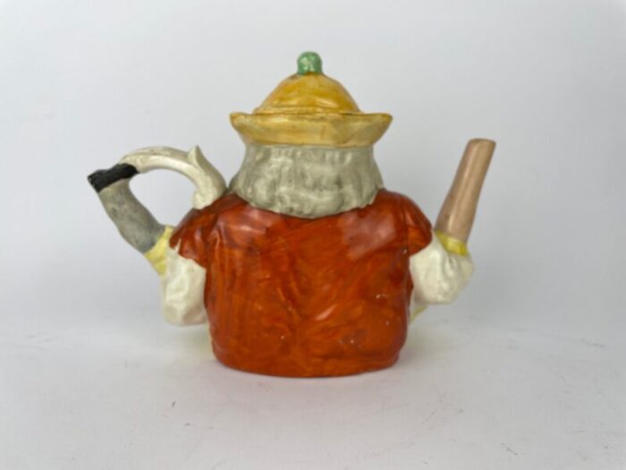 ceramic toby peg leg teapot staffordshire uk late 19th century 5