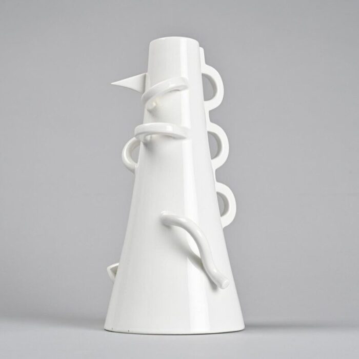 ceramic vase by alessandro mendini for zabro 1980s 1