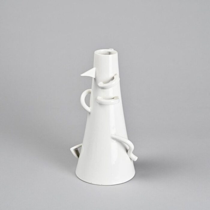 ceramic vase by alessandro mendini for zabro 1980s 6