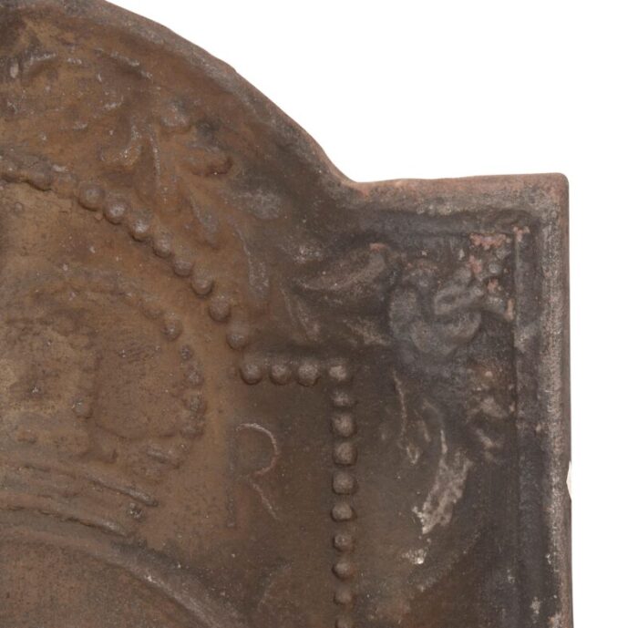 charles ii cast iron fireback 6704