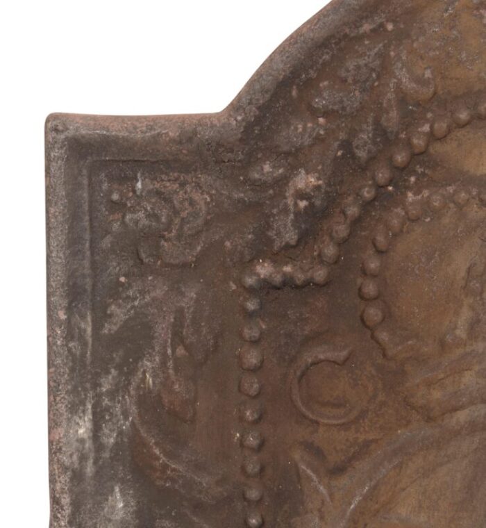 charles ii cast iron fireback 8572