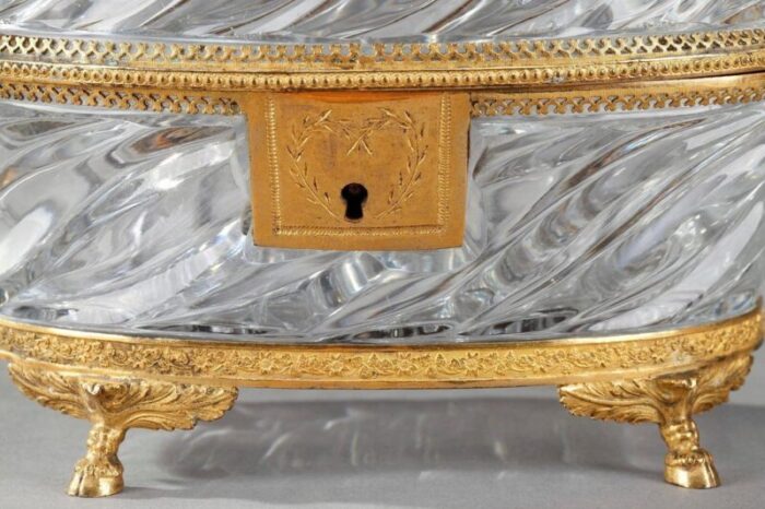 charles x cut crystal and ormolu jewelry box 6