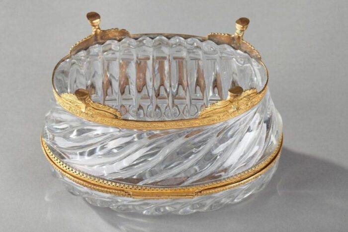 charles x cut crystal and ormolu jewelry box 8