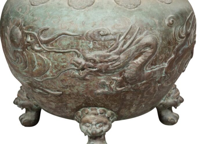 chinese bronze urn 4924