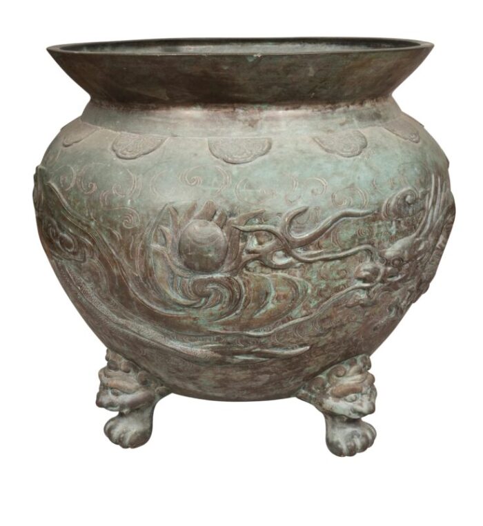 chinese bronze urn 5323