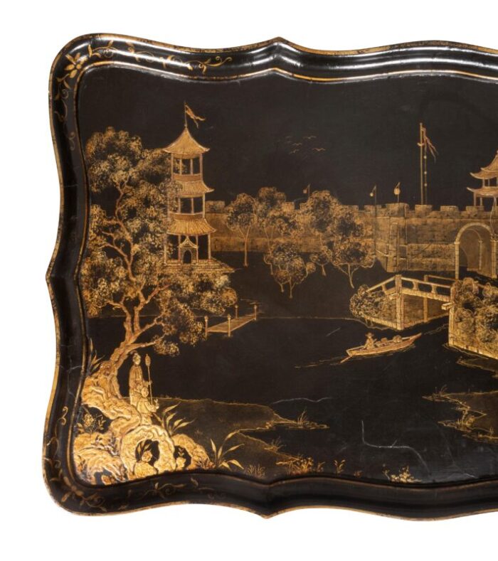 chinoiserie decorated lacquer coffee table 1639