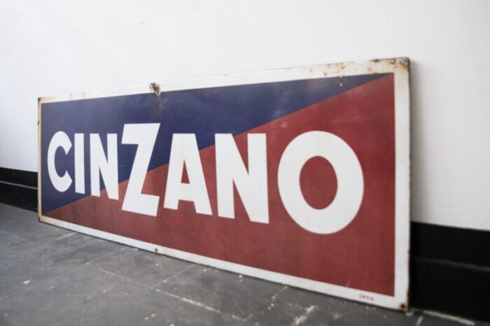 cinzano sign from ipsa 1960s 2