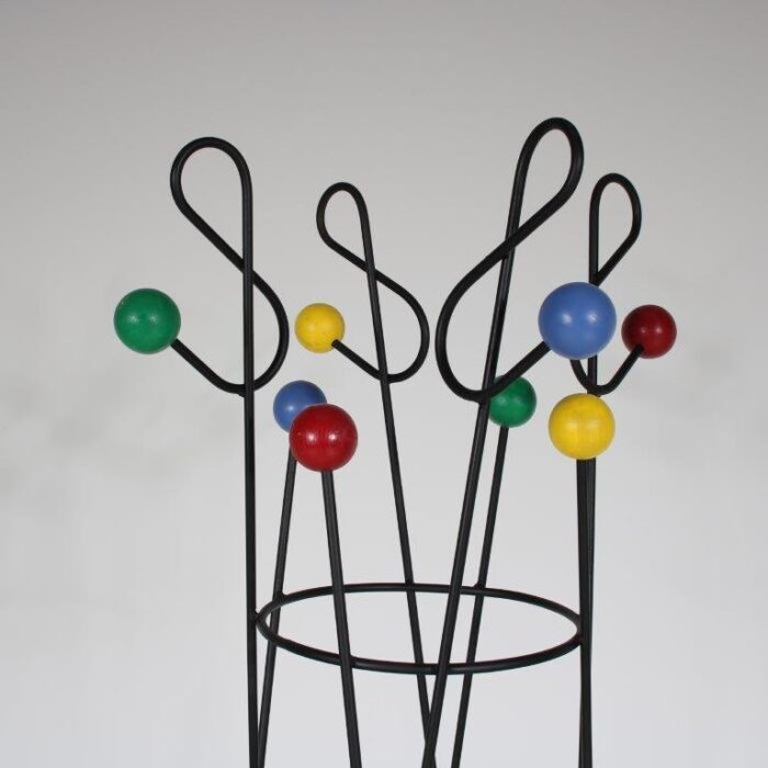 cle de sol coat rack by roger feraud france 1950s 7