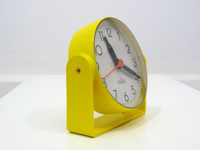 clock from die hausuhr gelb 1970s 9