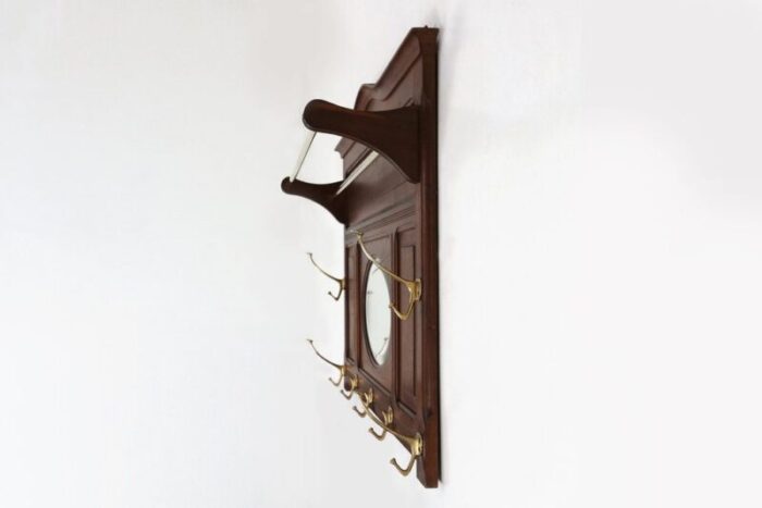 coat rack with mirror by adolf loos 1916 4