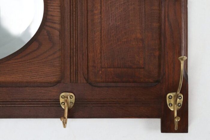 coat rack with mirror by adolf loos 1916 5