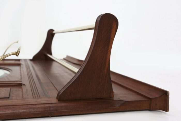 coat rack with mirror by adolf loos 1916 6