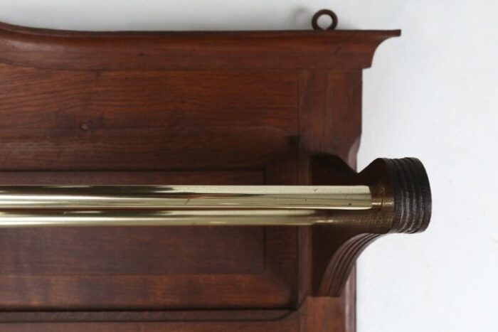 coat rack with mirror by adolf loos 1916 7