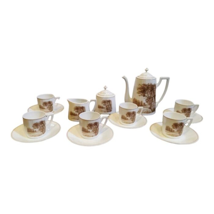 coffee set in porcelain set of 9 1