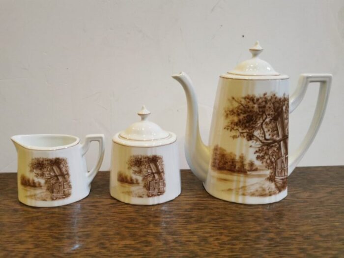 coffee set in porcelain set of 9 12