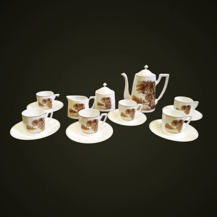 coffee set in porcelain set of 9 15