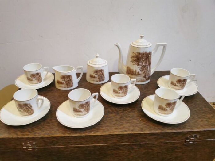 coffee set in porcelain set of 9 7