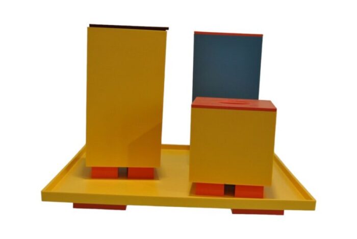 containers and trays by michael graves for alessi 1990s set of 4 1