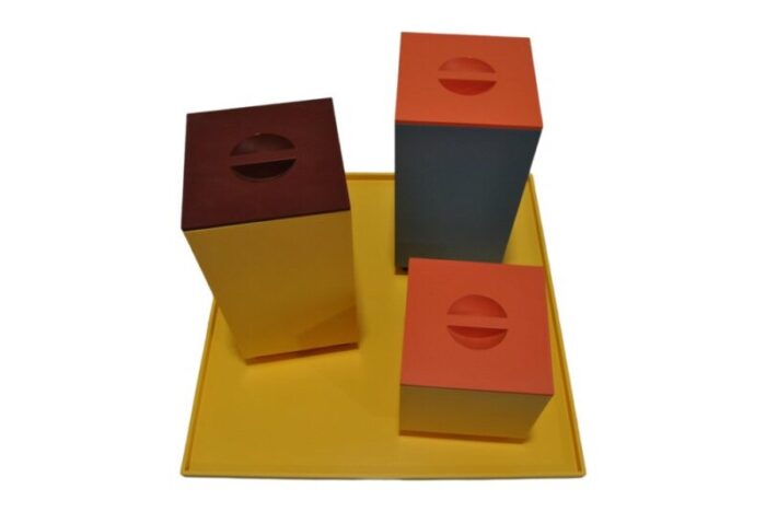 containers and trays by michael graves for alessi 1990s set of 4 2