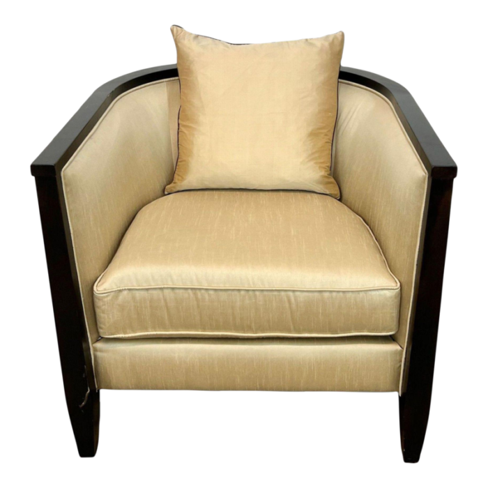 contemporary barrel back accent chair 8602