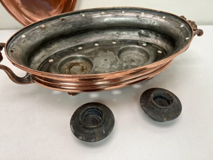 copper food warmer from fh france 1950s 6