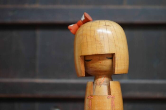 cute creative kokeshi by tomio ishida japan 1960s 1417