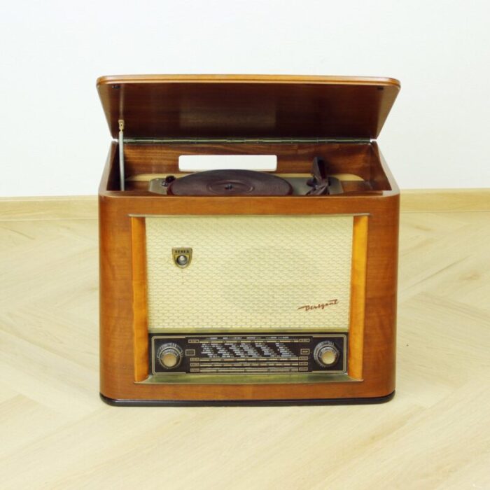 czechoslovakian original tesla dirigent gramoradio 1956 15