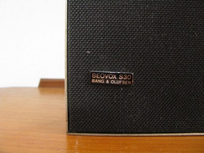 danish beovox s30 speakers from bang olufsen 1970s set of 2 13