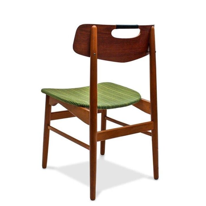 danish modern side chair in teak and beech 1888