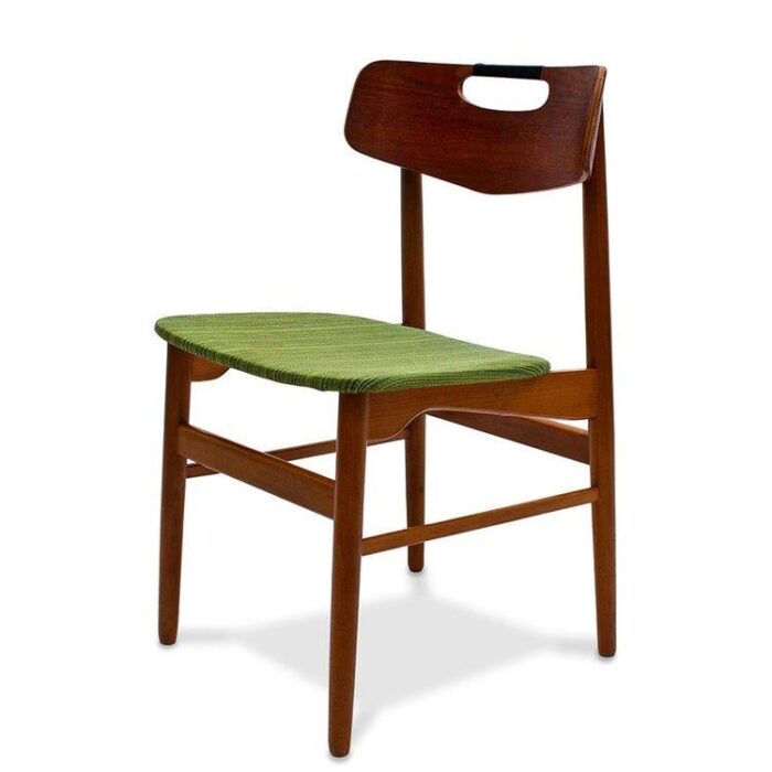 danish modern side chair in teak and beech 5327