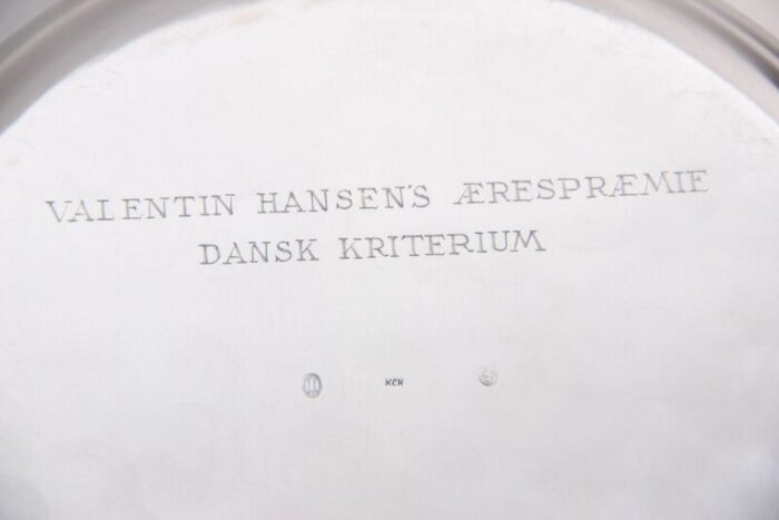 danish plate silver serving dish 1933 5