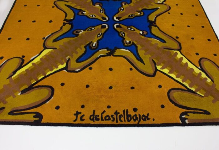 desert bar rug by jean charles de castelbajac 1985 3