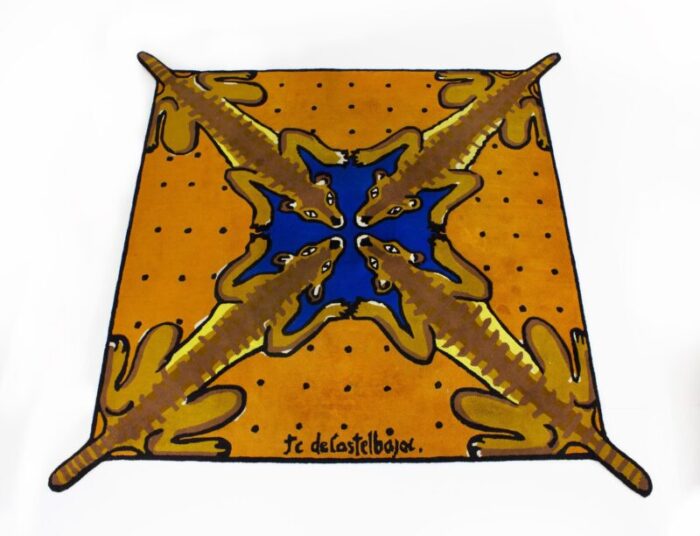 desert bar rug by jean charles de castelbajac 1985 4