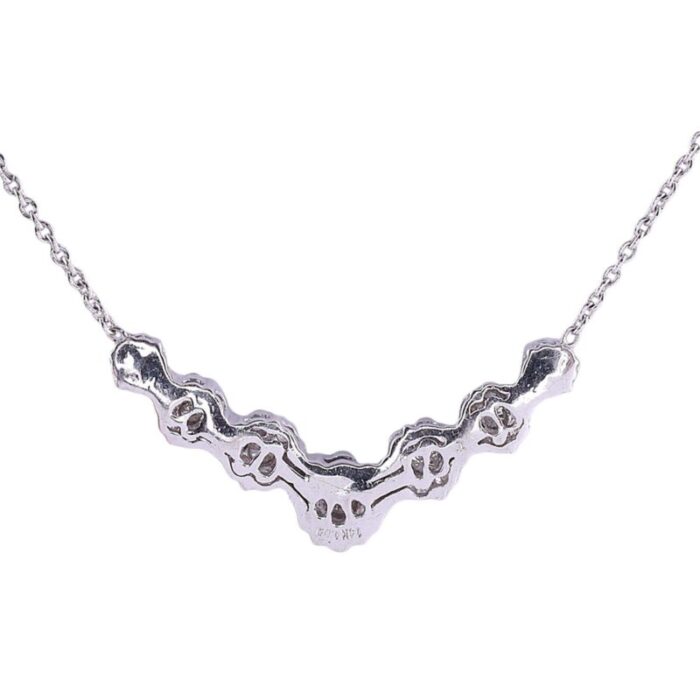 diamond 14kw stationary pendant necklace 5583