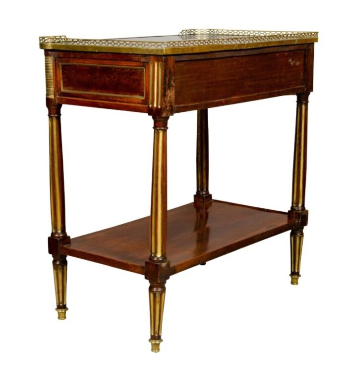 directoire mahogany and brass mounted console desserte 0853