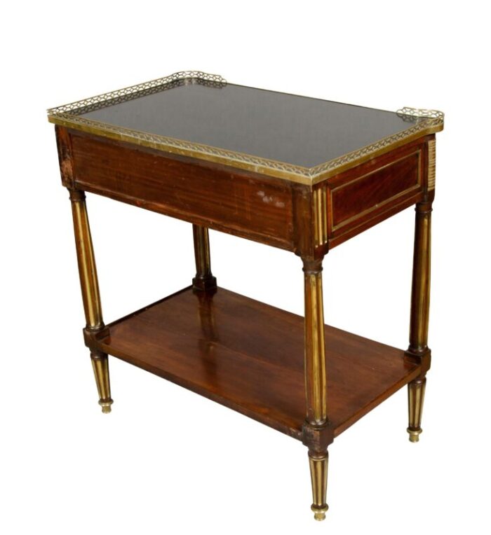 directoire mahogany and brass mounted console desserte 4262