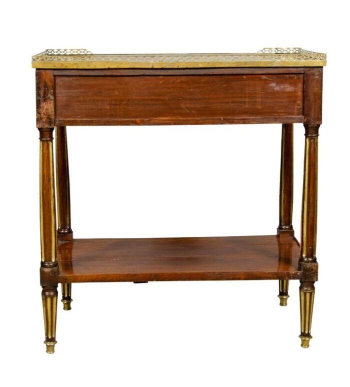 directoire mahogany and brass mounted console desserte 8387