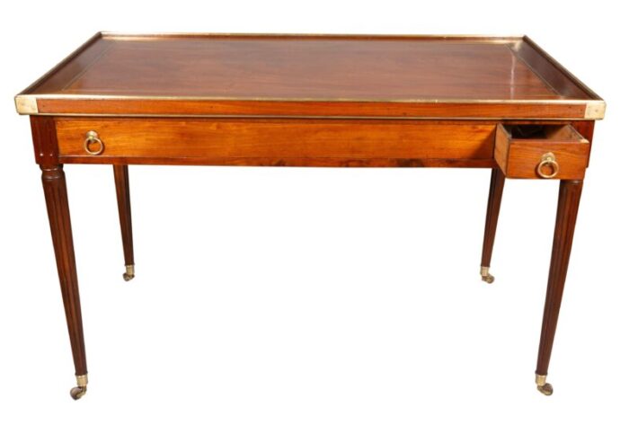 directoire mahogany and brass mounted tric trac table 2640