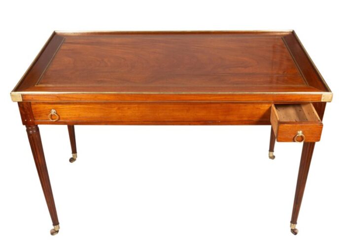 directoire mahogany and brass mounted tric trac table 4271