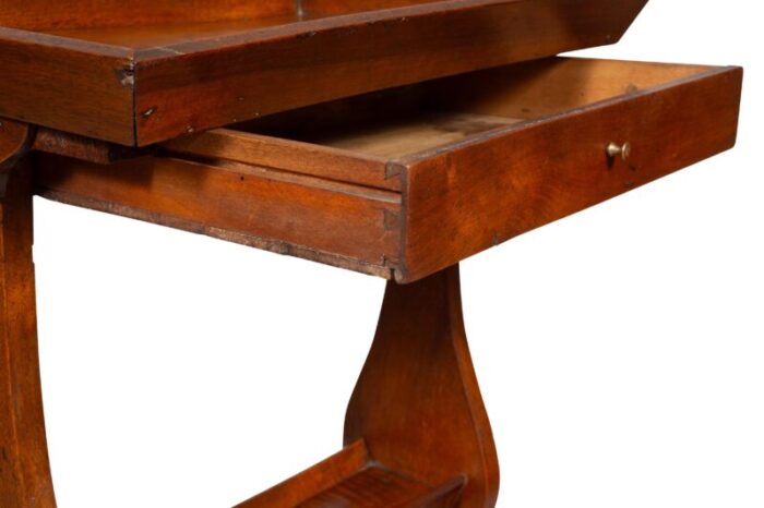 directoire walnut tricoteuse table 6838